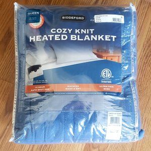 NEW Biddeford Queen Heated Blanket